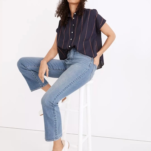 Madewell Cali Demi-Boot Jeans in Dorrance Wash - Picture 1 of 6